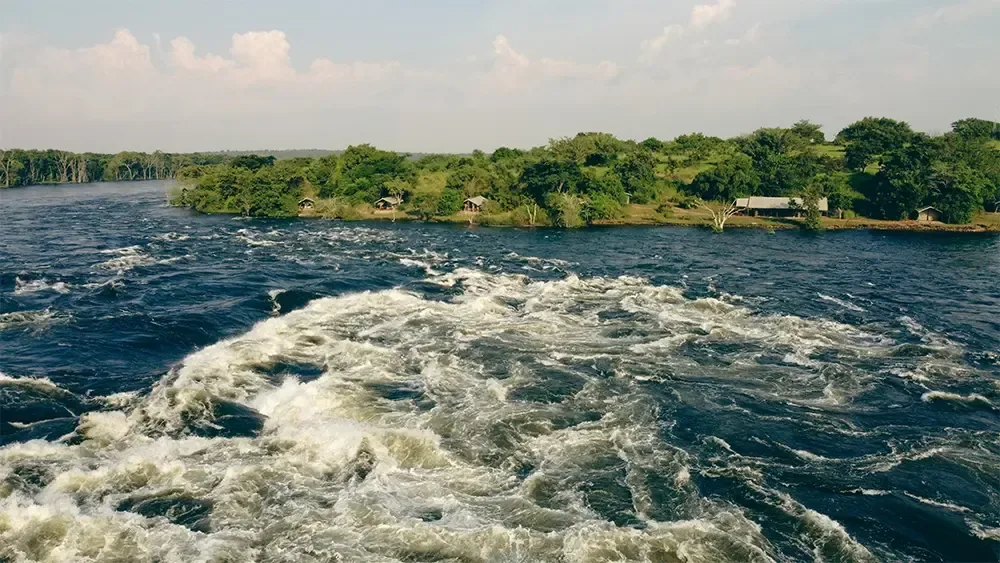 White-water rafting on the Nile, Jinja